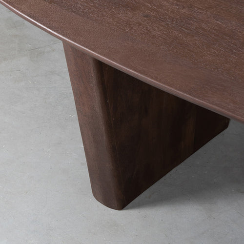 LABEL51 Eettafel Wow - Donkerbruin Mangohout - 300x130x75cm