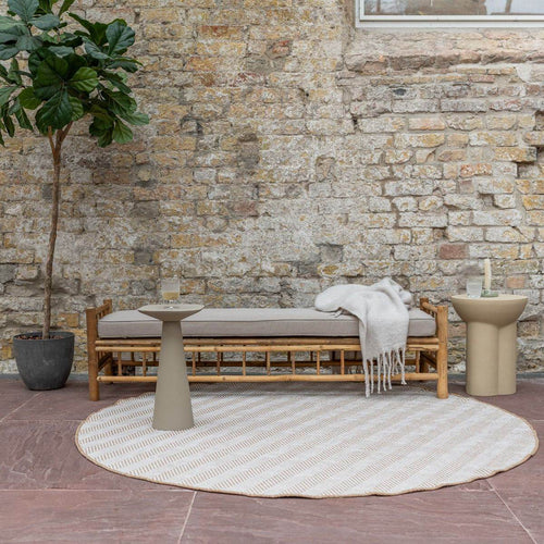 Interieur05 Rond Jute buitenkleed Naturel ZigZag - 240 x 240 cm - vtwonen shop