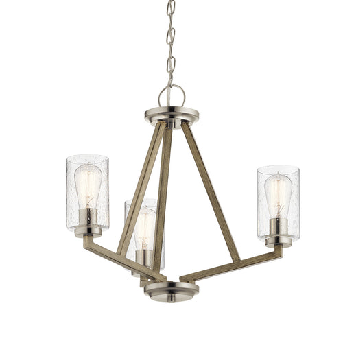 Elstead Kichler Deryn Multi Arm Hanglamp Plafondlamp Distressed Antique Grey