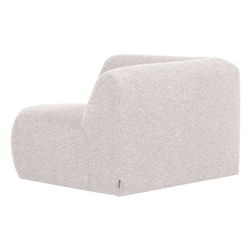 WOOOD hoekelement recht Mojo Base - Bouclé - Ecru Melange - 74x105x105