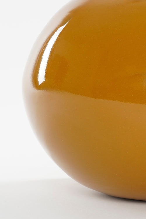 Mica Decorations  Boyd Vaas - H36 x Ø25 cm - Metaal - Bruin