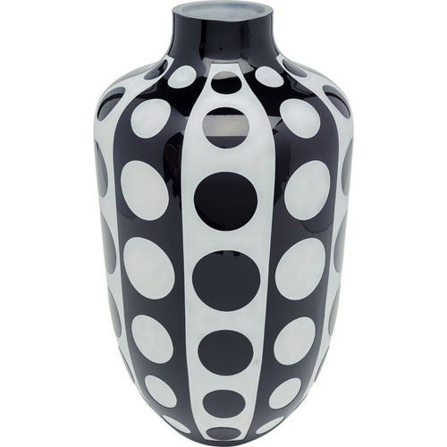 Kare Design Vaas Brillar zwart en wit 45cm