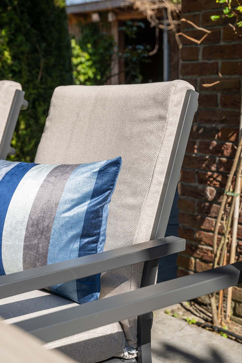 Garden Impressions Sergio tuinstoelen set van 4 carbon black