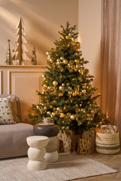 Black Box Trees Clive Kunstkerstboom met LED Verlichting - H185 x Ø130 cm - Groen - vtwonen shop