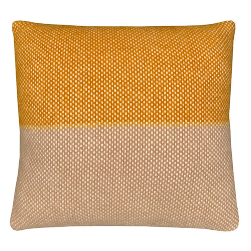 Malagoon kussen Festivity - geel, oker - 45x45cm 100% wol