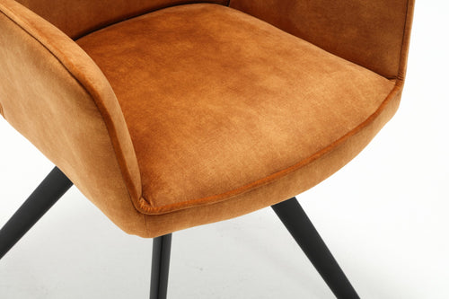 Starfurn  eetkamerstoel Nova - goud - 58x65x64cm - vtwonen shop