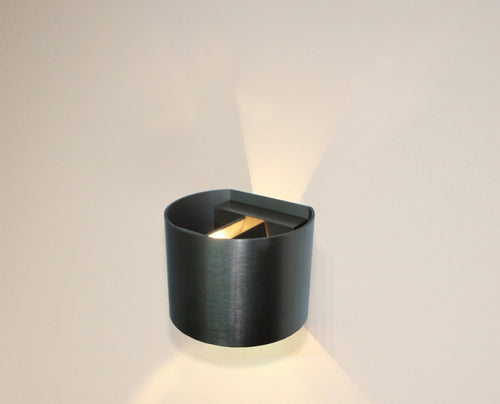 Artdelight wandlamp Gyro - 1 lichts - 11.2  x 9.7   cm - brons - vtwonen shop