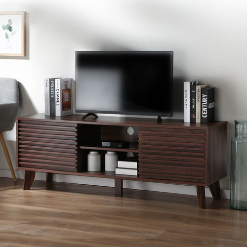 Calicosy - FRIBOURG TV-meubel - Donker hout - 39x135x51,5 cm
