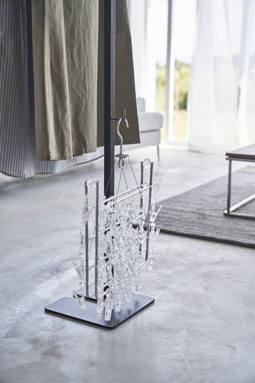 Yamazaki Droogrek Inklapbaar - Tower - Zwart - vtwonen shop