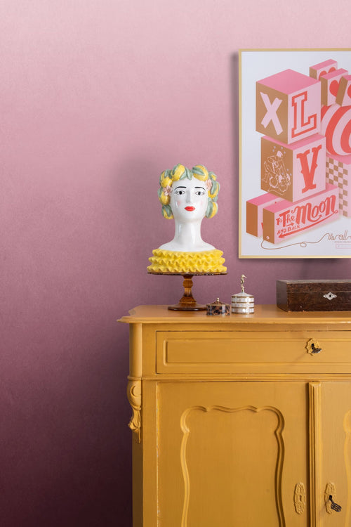 ESTAhome fotobehang kamerhoog dip dye kleurverloop aubergine paars - 200 x 279 cm - 159440 - vtwonen shop