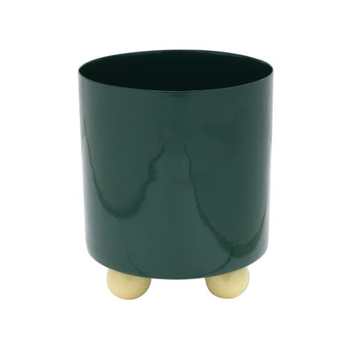 Present Time bloempot Double Funky Medium - groen - Ø18cm - vtwonen shop