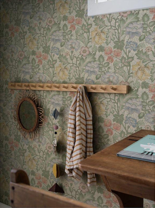 Borastapeter fotobehang bloemen groen - 45 x 265 cm - 661023 - vtwonen shop