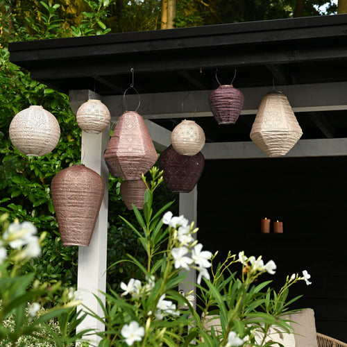 Lumiz Tuinlamp op zonne energie - Solar Lampion - Malediven Set - 5 stuks