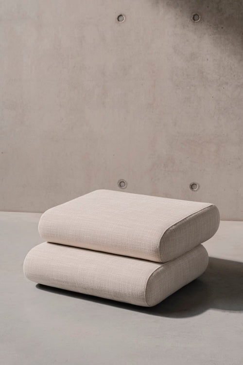 noo.ma TASO Poef - Coast Beige - vtwonen shop