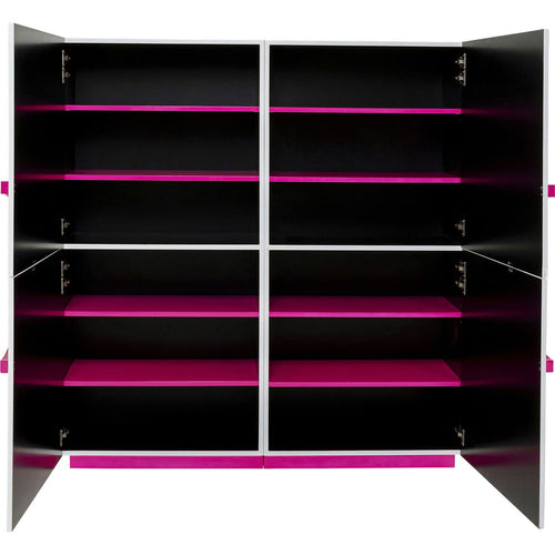Kare Design Kledingkast Tresor wit en roze - vtwonen shop
