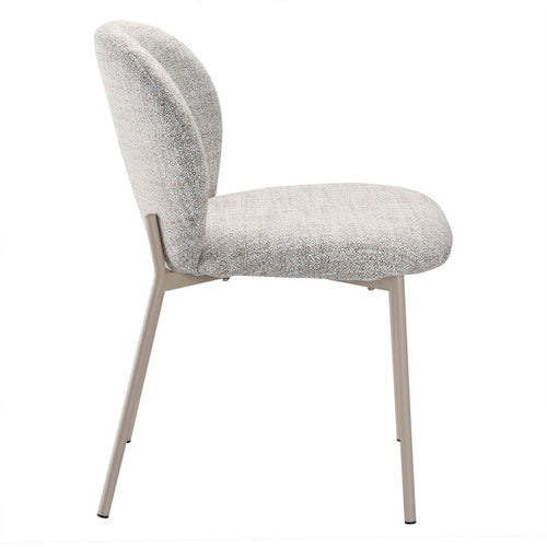 Calicosy - Set van 2 Stoelen AMBRE - Beige 60x48x80 cm