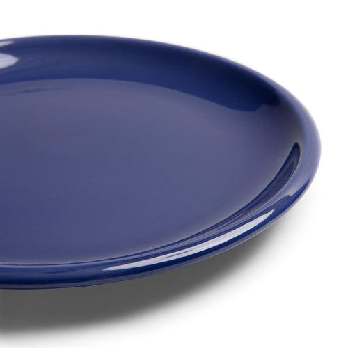 Royal Boch Solids bord - donkerblauw - Ø16cm - set van 6