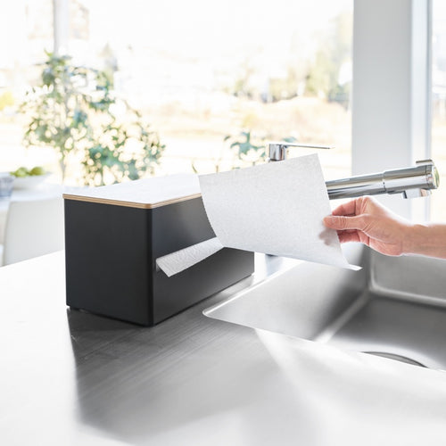 Yamazaki Keukenrolhouder - Rin - Zwart - vtwonen shop