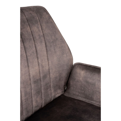 Housecraft Living Jamie Eetkamerstoelen met armleuning Wood/ Bruin - Set van 2