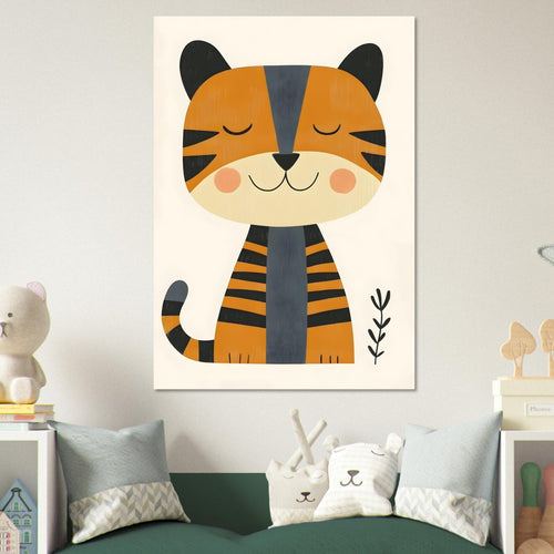 Artfulprints  Kleine tijger   poster 70x100 cm - vtwonen shop