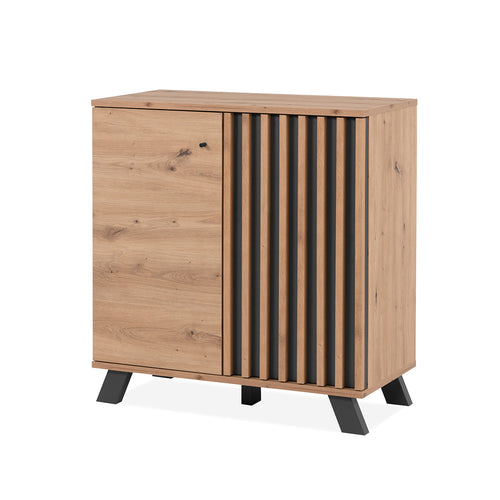 Calicosy - LUBLIN Dressoir 2 deuren - Licht hout - 40x80x85 cm