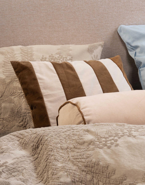 Essenza Palma dekbedovertrek - Eenpersoons – 140x200/220 cm - Taupe