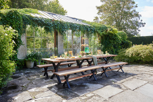 J-Line bank Verouderd - hout - bruin - vtwonen shop