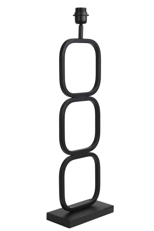 Light & Living lampvoet LUTIKA - 23x11.5x69cm - zwart - vtwonen shop