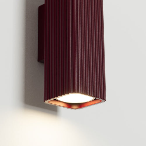 Sollux Lighting Wandlamp RAYO 20 bordeaux - 6x8x20cm