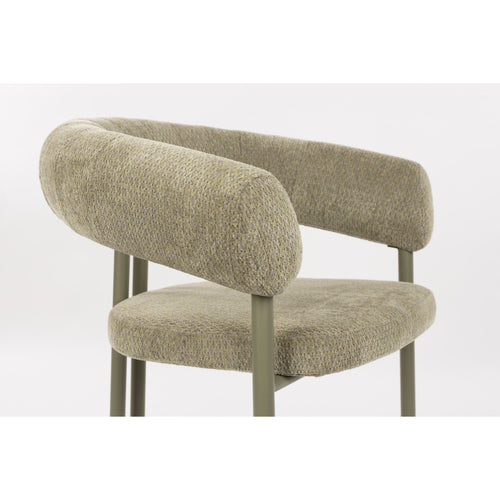 Zuiver Heels Eetkamerstoelen Armleuning Groen - Set van 2