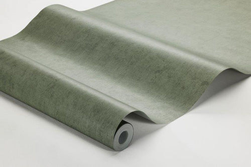 Borastapeter behang effen groen - 53 cm x 10.05 m - 660337