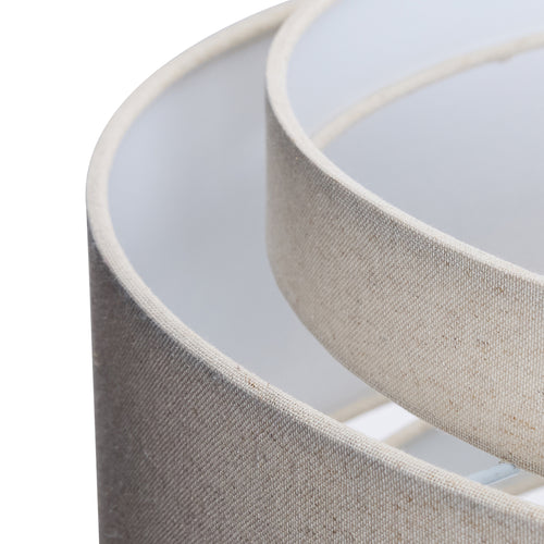 Hübsch hanglamp Sable - katoen/ijzer/pvc - ø40xh48cm