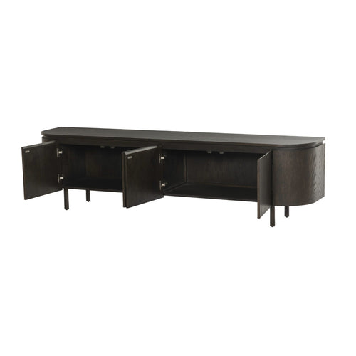 Livingfurn tv-meubel Tobago Espresso - 210cm - bruin - vtwonen shop
