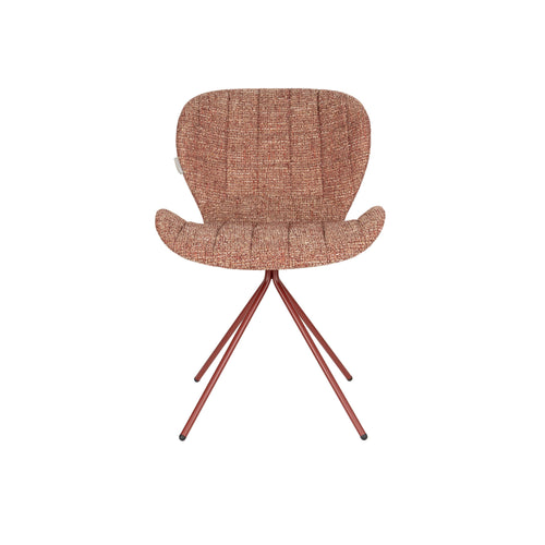 Zuiver OMG Eetkamerstoelen Terra/ Rood - Set van 2