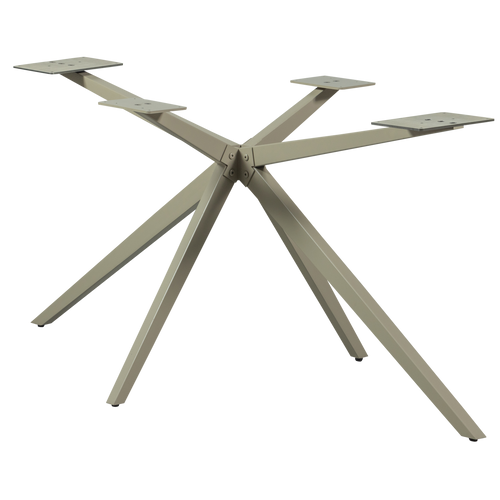 WOOOD kruispoot Xl Holland - Metaal - Dakargrau - 72x170x80 - vtwonen shop