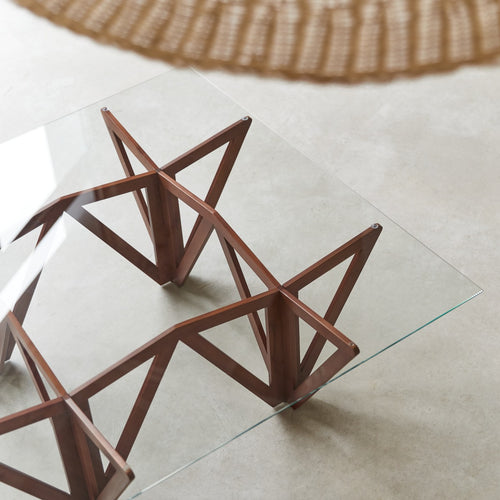 Tikamoon Mona - Salontafel in massief teak - Naturel