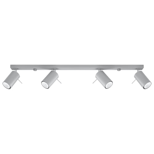 Sollux Lighting Plafondlamp RING 4L grijs - 80x6x16cm