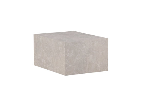 Rebellenclub Salontafel Tusani - 80 x 60 cm - Beige Marmerlook