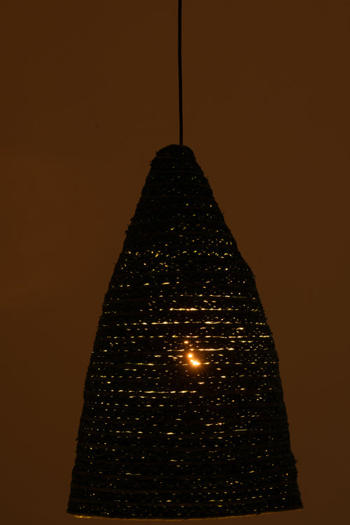 J-Line lampenkap Hangend Maïs - riet - groen - vtwonen shop