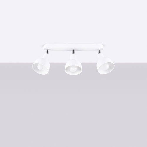 Sollux Lighting Plafondlamp ELBA 3 wit - 59x24x18,5cm