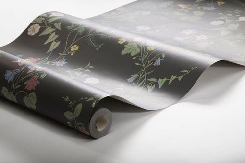 Borastapeter behang veldbloemen bruin - 53 cm x 10.05 m - 660389 - vtwonen shop