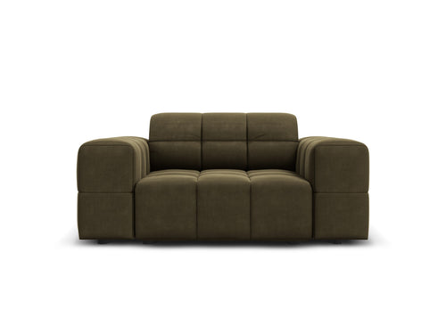 Cosmopolitan Design Fauteuil Chicago flueel groente - 102x132x78cm