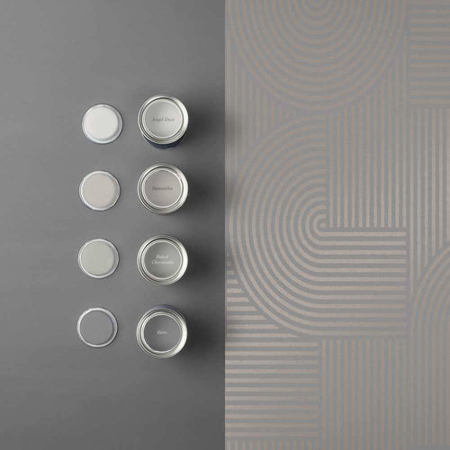 Graham & Brown Vliesbehang - Centra Taupe - 10mx52cm - vtwonen shop