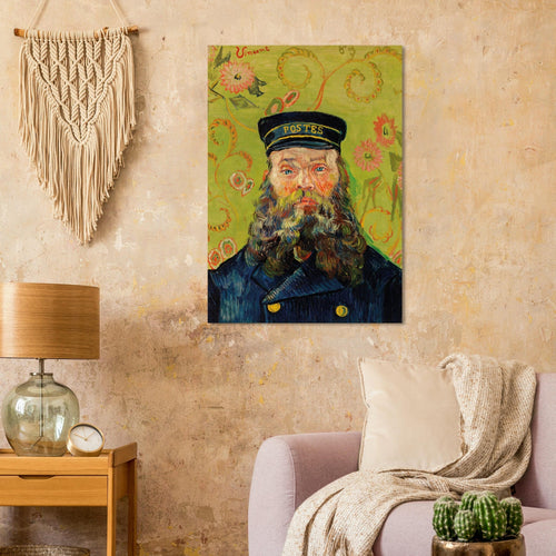 Artfulprints Poster Vincent van Gogh - The Postman   - 70x100 cm - Groen