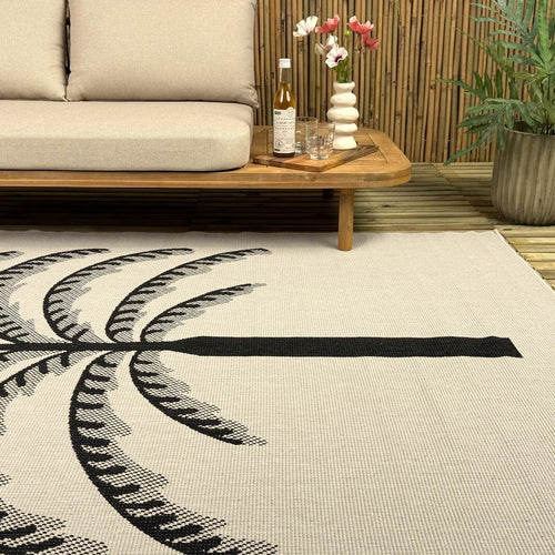 Buitenkleed Breeze zwart/wit - Interieur05 - 160 x 230 cm - vtwonen shop