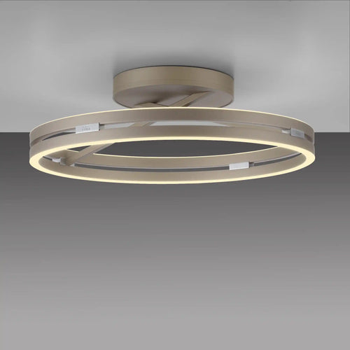 Neuhaus PURE plafondlamp Loop - 2 lichts - 60  x 17.8   cm - champagne