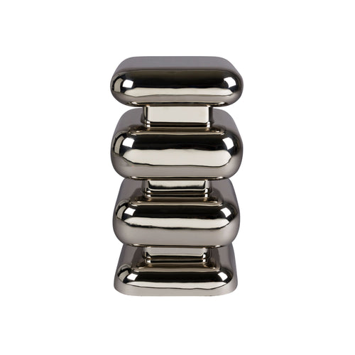 Dutchbone Stubby Bijzettafel Chroom - Zilver - vtwonen shop