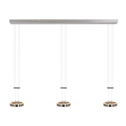 Steinhauer hanglamp Piola - 3 lichts - 120x 90 cm - mat chroom - vtwonen shop