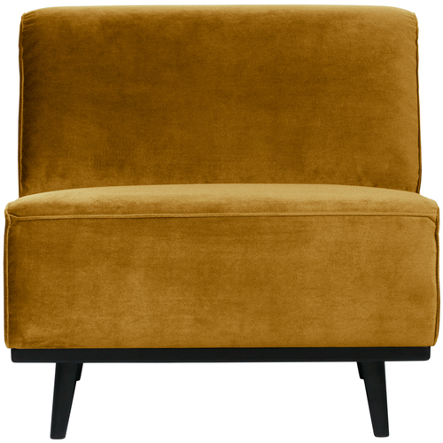 WOOOD 1-zits element Statement - Velvet - Honing Geel - 77x79x93 - vtwonen shop