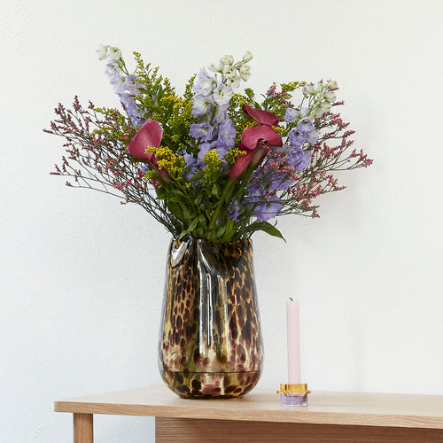 Hübsch kom Flow - glas - ø12xh4cm - vtwonen shop